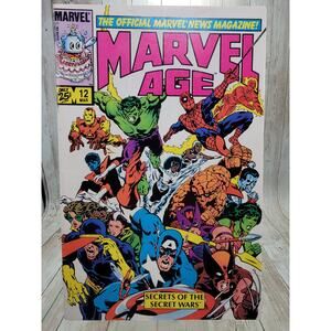 Marvel Age #12 Spider-Man Black Costume 1984